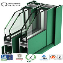 Perfiles de extrusión de aluminio / aluminio para ventanas de construcción